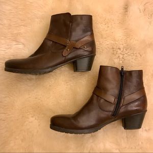 Reiker Leather Ankle Boots, LIKE NEW!